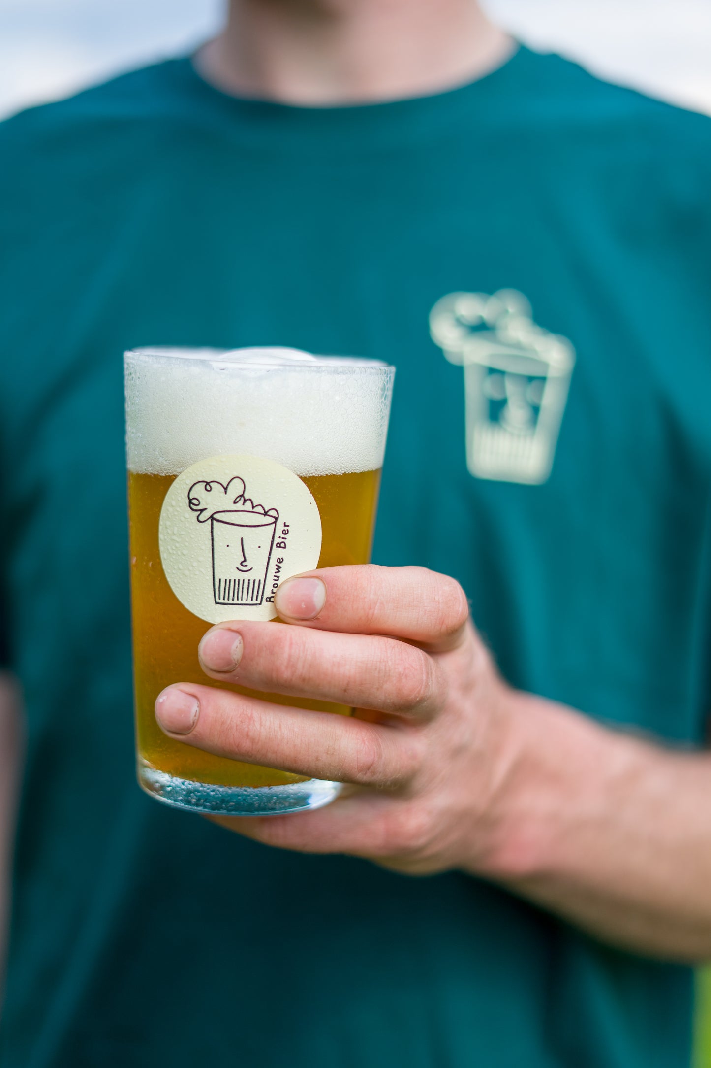 Brouwe Bier Glas